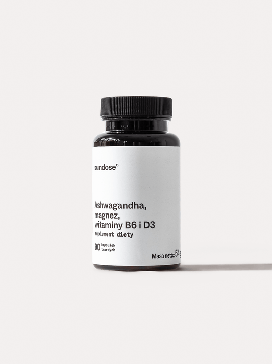 Ashwagandha, Magnez, Witaminy B6 i D3